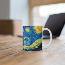 Masiem Van Gogh Yıldızlı Gece Baskılı Kupa