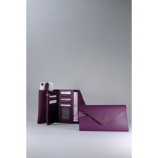 Boleine Kadın Büyük Boy Cüzdan Maria BL2002 Mürdüm