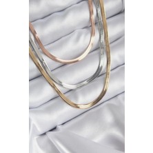 Çelik Üç Renkli Üçlü Kolye