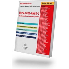 Filiz Kitabevi ÖSYM-2025-HMGS/2 Sorularının Konu Anlatımlı Çözümü