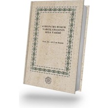 Filiz Kitabevi Avrupa'da Hukuk Yargılamasının Kısa Tarihi