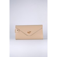 Boleine Kadın Büyük Boy Cüzdan Maria BL2002 Bej