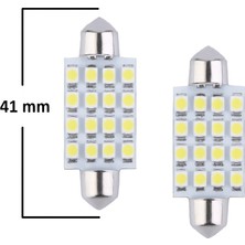 Otohousse Sofit Tavan Plaka Ledi Ultra Parlak 16 LED 41MM
