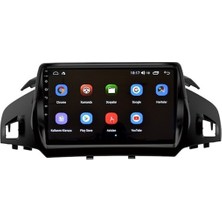 Audioline Ford C Max - Kuga 2013-2019 Android 4 GB + 64 GB Rom Carplay Multimedya + Geri Görüş Kamerası Hediye