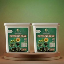 Carbonado 2 Adet Seedling Peat 7.5 Litre Organik Fide ve Tohum Torfu