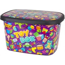 Royaleks Group Dekorlu Oyuncak Kutusu Büyük 25 Lt. ROYALEKS-M11295