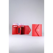 Boleine Kadın Orta Boy Cüzdan Hera BL2001 Kırmızı