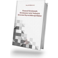 Filiz Kitabevi Finansal Kiralamada Kiralananın Ayıbı Nedeniyle Kiracının Başvurabileceği Haklar