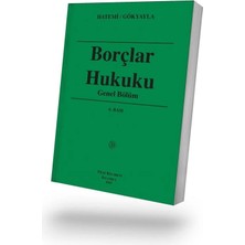 Filiz Kitabevi Borçlar Hukuku Genel Bölüm 6.baskı