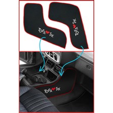 Tofaş Şahin Doğan Kartal Torpido Vites Orta Konsol Yan Koruma Halısı – Nakış Işlemeli Kumaş Kaplama