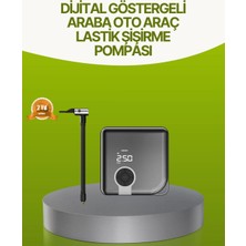 Flamex Dijital Ekranlı Taşınabilir Akıllı Araç Hava Kompresörü