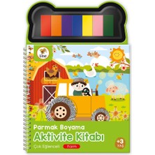 Lino Parmak Boyama Aktivite Kitabı - Farm