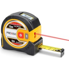 Normadia Ikili 15 mt Lazerli ve 5 Metre Şerit Ölçüm Aracı