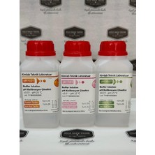 Normadia 3'lü Ph Metre Kalibrasyon Sıvısı Seti, 250 Ml, Ph 4-7-10