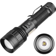 Urfakent PS-6153 10000 Lümen Zoomlu Mıknatıslı Tg Cob LED Powerbank Özellikli Profesyonel El Feneri