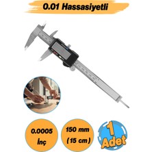 Normadia LCD Ekranlı Dijital Kumpas, Hassas Metal Derinlik Ölçüm Aleti