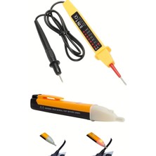 Normadia Pratik Temassız Voltaj Test Aleti 8'li Kablolu Faz Kontrol Kalemi