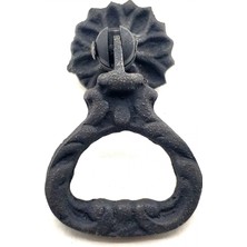 Flamex Eco Lounge Antika Tarz Dekoratif Pirinç Kalp Sarkaç Mobilya Kulbu - 25 Mm, Oksit