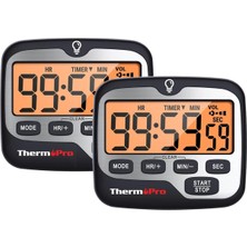 Normadia Dijital Kronometre Seti, Mutfak ve Spor Için Geri Sayım ve Saat Özelliği