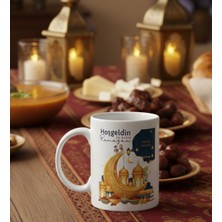Ramazan Kupa Bardak Beyaz Hoş Geldin Ya Şehri Ramazan Kutup Kitap
