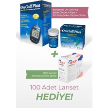 Normadia Plus Şeker Ölçüm Cihazı 100 Strip ve Lanset Hediye