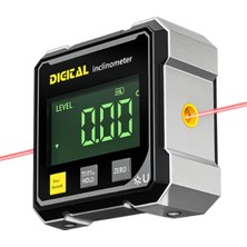 Normadia Dijital Eğim Ölçer, Mıknatıslı ve Çift Çizgi Lazerli, Hassas Ölçüm Aracı