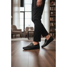 Enoch Hakiki Deri Çift Lastik Detaylı ve Comfort Tabanlı Erkek Casual Ayakkabı