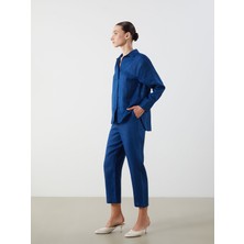 Lc Waikiki Yeni Sezon Beli Lastikli %100 Keten Kadın Pantolon