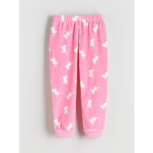 Lc Waikiki Yeni Sezon Tavşan Baskılı Kız Çocuk Eşofman Altı