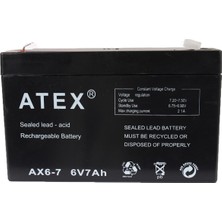 Atex AX-12V 18AH Bakımsız Kuru Akü