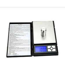 Normadia Gümüş Notebook Cep Terazi 500G, 0,01G Hassasiyet, Taşınabilir ve Şık Tasarım