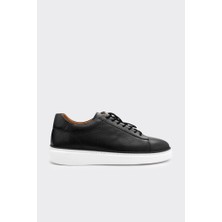 Derinet Hakiki Deri Bağcıklı Erkek Sneaker