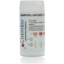 Normadia Havuz Ph, Sertlik, Klor ve Alkalinite Test Kiti 50 Adet, Güvenilir Ölçüm