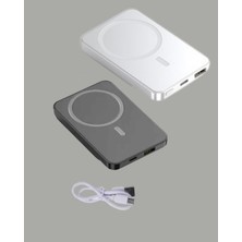 Manyetik ve Hızlı Kablosuz Şarj Güç Bankası Powerbank