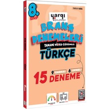 Yargı Yayınevi 8. Sınıf Tamamı Video Çözümlü Türkçe 15 Branş Denemeleri