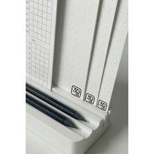 Minimalist Masaüstü Organizer – Kalem ve Not Tutucu | Pla 3D Baskı Ofis Masa Düzenleyici