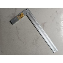 Normadia Açılıp Kapanan 400 mm Alüminyum Marangoz Gönye Terazili Araç