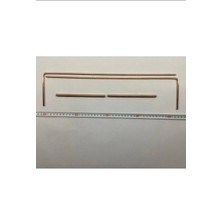 Normadia Pirinç Çubuk, 6mm Çap, 40CM Uzunluk, Yüksek Kalite, Dayanıklı ve Kullanışlı