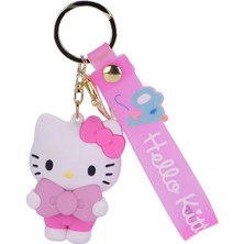 Hello Kitty Hello Kıtty ve Ark. Anahtarlık Cdu8 Hello Kıtty Happy
