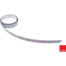 Normadia Yapışkanlı Çelik Şerit Metre 2m x 13MM, Güçlü ve Dayanıklı Ölçüm Aracı