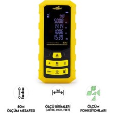 Normadia Dawreek H01 Dijital El Tipi Mesafe Ölçer - 80 Metre, Yüksek Hassasiyet