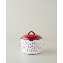 English Home Bright Parade Emaye Bakraç 16 cm Beyaz