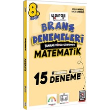 Yargı Yayınevi 8. Sınıf Tamamı Video Çözümlü Matematik 15 Branş Denemeleri