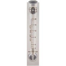 Normadia Akrilik Rotametre, 2-18 Lt/dk, Hassas Akış Ölçer, Endüstri Kalitesi