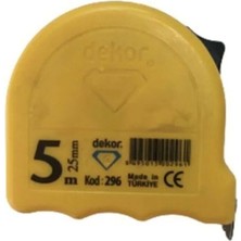 Normadia 5 Metre Şerit Metre, 25 mm Ölçüm Aracı, Pratik ve Dayanıklı Tasarım