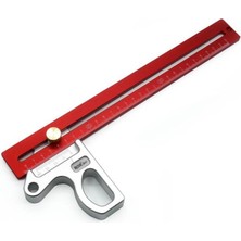 Normadia Alüminyum Ayarlı Gönye 300 Mm, Hassas Ölçüm ve Çok Amaçlı Kullanım