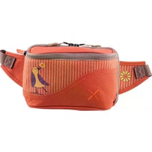 Pisikopat Kuş Desenli  Sanatsal Kanvas Unisex Göğüs & Bel Çantası