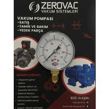 Normadia 0-16 Bar Çap Ø63 mm Alttan Bağlantılı Kuru Tip Manometre