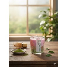 Medu Candles Iced Matcha Kokulu Soya-Jel Wax  Dekoratif Doğal Mum 500G