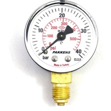 Normadia Çap 63 0/40 Bar Kuru Tip Basınç Ölçer, Manometre, Basınç Göstergesi